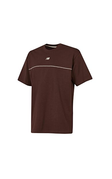 New Balance Mnt3608 Erkek T-Shirt Kahve