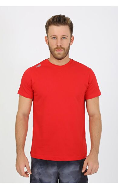 New Balance NBTM2113-CHR Pamuklu Erkek Tişört