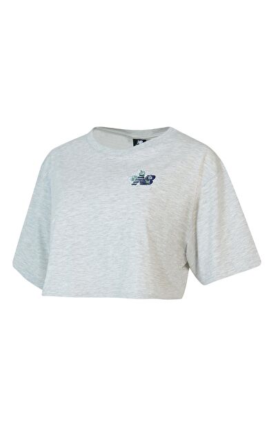 New Balance Nbwnt1630 Kadın T-Shirt Gri