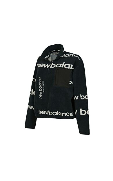New Balance Wnc3623 Kadın Sweatshirt Siyah
