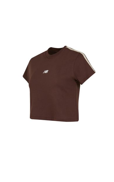 New Balance Wnt3626 Kadın T-Shirt Kahve