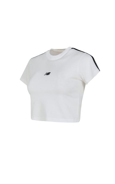 New Balance Wnt3626 Kadın T-Shirt Beyaz