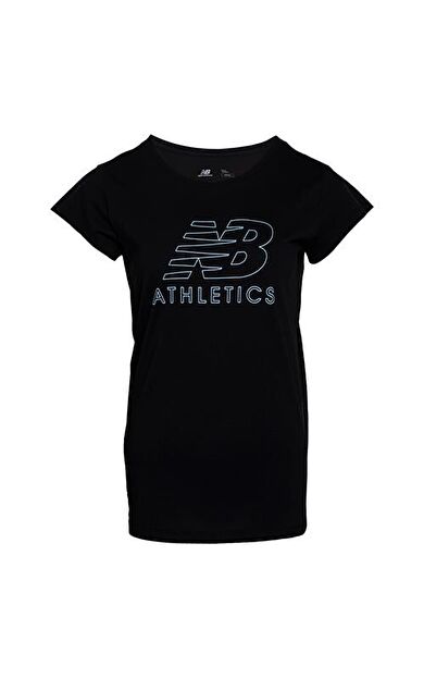 New Balance WPS003-BK Athletics Kadın Tişört