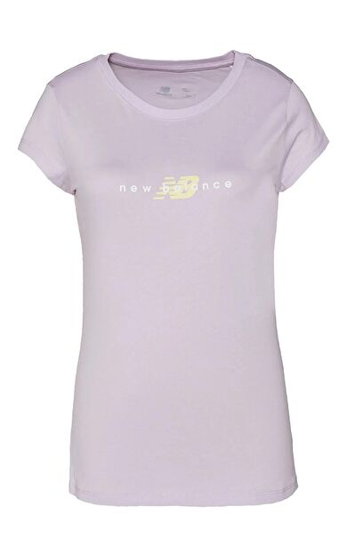 New Balance WTT2033-PBR Logo Tee Kadın Tişört