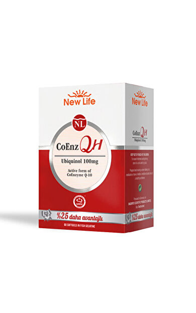 New Life CoEnz QH 100 mg 60 Yumuşak Kapsül