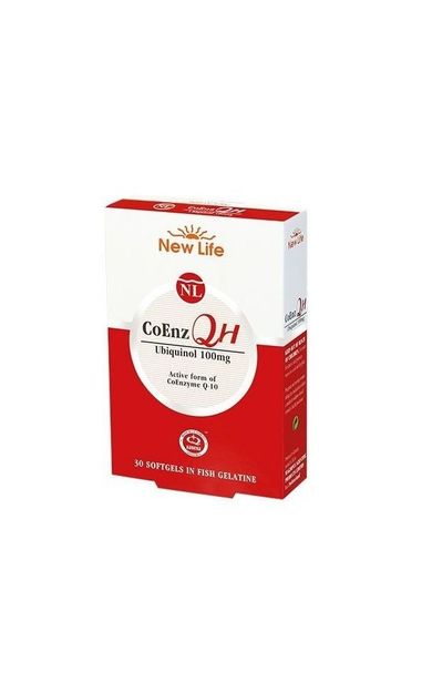 New Life CoEnzQH Ubiquinol 100mg 30 Kapsül