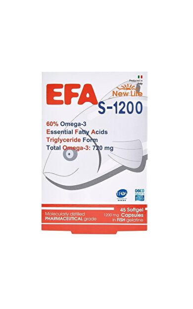 New Life Efa Omega3 S-1200 45 Kapsül