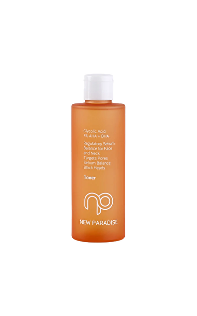 New Paradise Glycolic Acid 5% Aha + Bha Tonik 200 ml