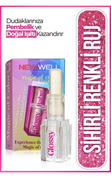 Magic Of Color Transparent Lipstick Şeffaf Dudak Parlatıcı Ruj 5 gr
