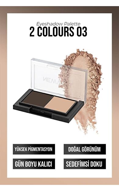 Porcelain Make Up 2li Far Paleti No03