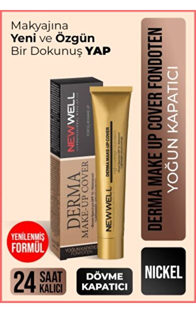 Derma Makeup Cover Yoğun Kapatıcı Fondöten 06 Nickel