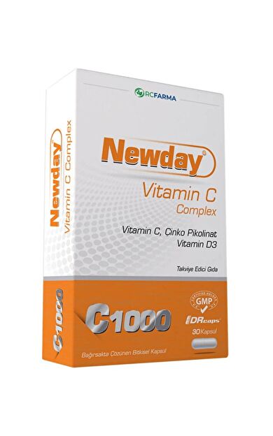 Newday Vitamin C Complex 30 Kapsül