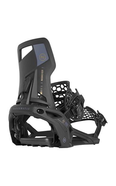 Ni̇decker Supermatic Unisex Siyah Snowboard Bağlaması BLACK