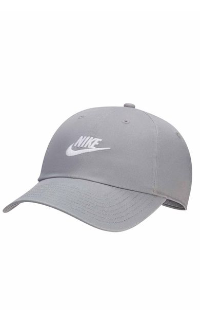 Erkek Spor Şapka Club Cap CB Futura Swoosh Gri Şapka