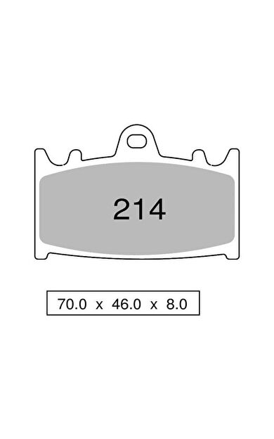 Gas Gas XC 250/300 (12-19) Ön Fren Balatası