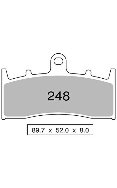 Suzuki GSX-R 1000 (05-06) Sinterli Ön Fren Balatası