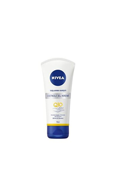 Nivea El Kremi Anti Age Care Q10 Tüp 75 Ml