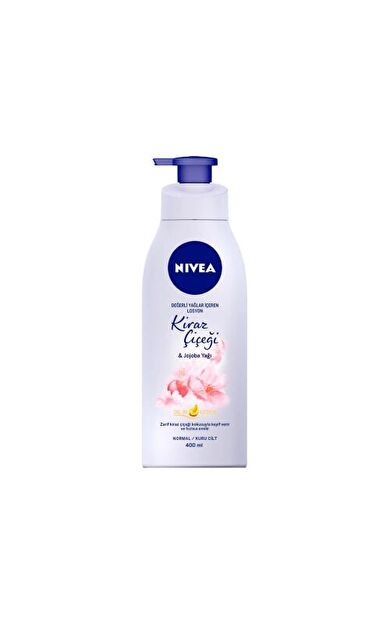 Nivea Değerli Yağlar İçeren Losyon Kiraz Çiçeği & Jojoba Yağı 400 Ml