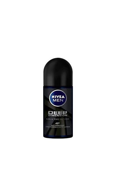 Nivea Deodorant Roll-On Deep Dimension Erkek 50 Ml