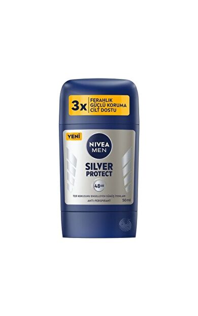 Nivea Deo Stick Silver Protect Erkek 50 Ml
