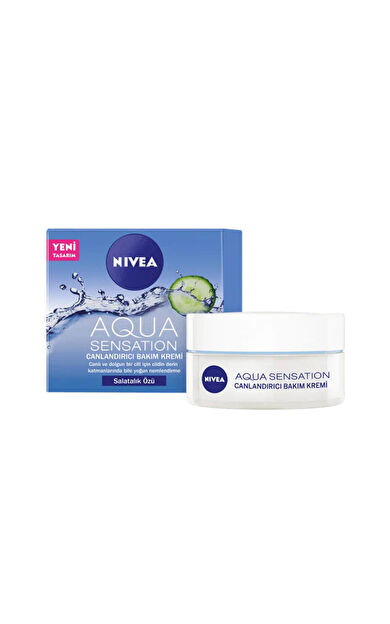 Nivea Aqua Sensation Canlandırıcı Bakım Kremi Normal/Karma Ciltler 50 ml