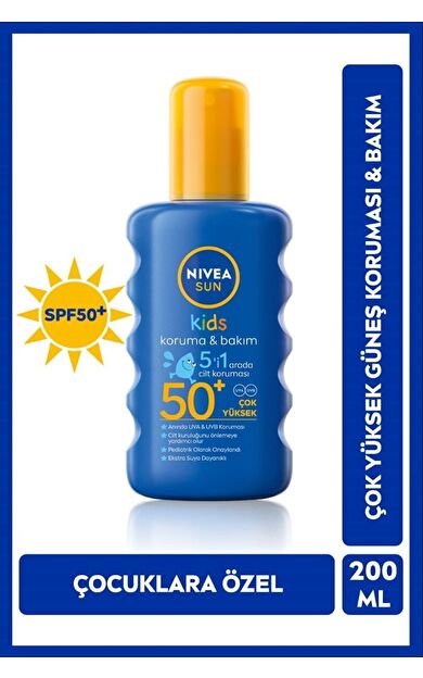Nivea Çocuk Nemlendirici Güneş Spreyi SPF50 200ml