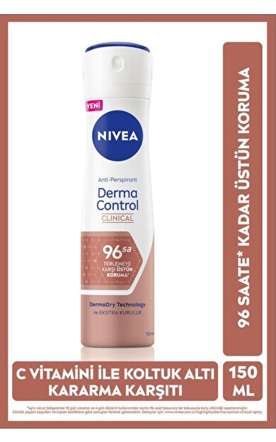 Nivea Deo Derma Control Clinical Kadın Sprey 150 ml