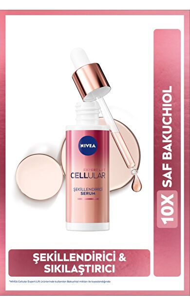 Nivea Doğal Retinol Alternatifi Bakuchiol Cilt Bakım Serumu Cellular Expert Lift 30 ml