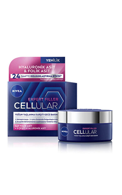 Nivea Expert Filler Cellular Yoğun Yaşlanma Karşıtı Gece Bakımı 50 ml