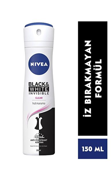 Nivea İnvisible Black & White Kadın Deodorant 150 Ml