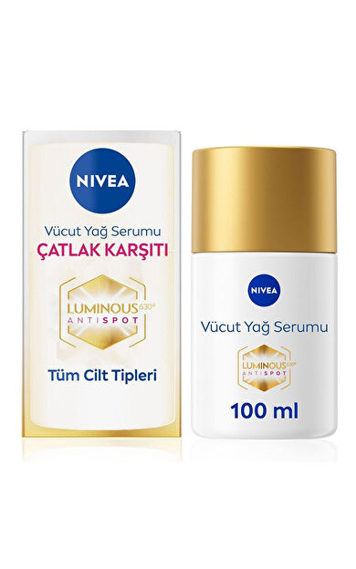 Nivea Luminous630 Çatlak Karşıtı Vücut Yağ Serumu 100 ml