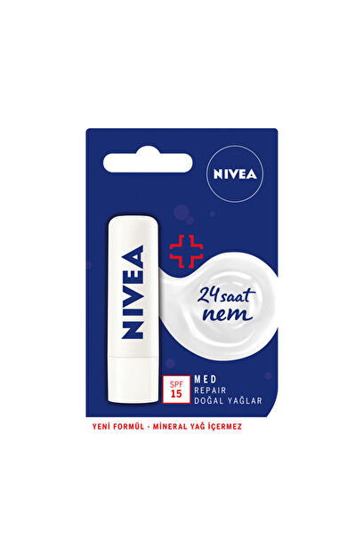 Nivea Med Repair Dudak Bakım Kremi SPF15 4.8gr/5,5ml