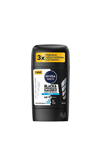 Nivea Men Invisible Black- White Fresh Stick Deodorant 50 ml