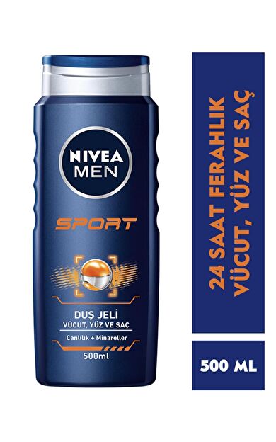 Nivea Men Sport Banyo ve Duş Jeli 500 ml