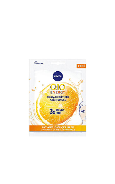 Nivea Q10 Energy Kağıt Maske 1 Adet