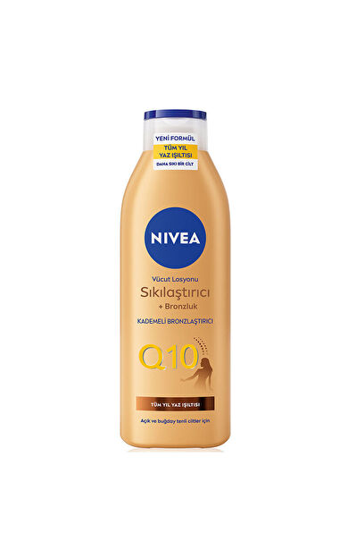 Nivea Q10 Sıkılaştırıcı ve Bronzlaştırıcı Vücut Losyonu 250 ml