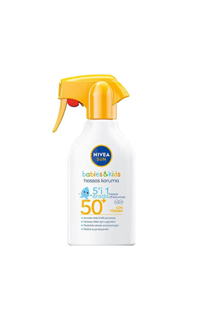 Nivea Sun Babies Kids Hassas Koruma Güneş Spreyi SPF 50+ 270 ml