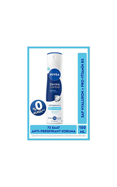 Nivea Deodorant Sprey Derma Kontrol Tahriş Karşıtı Kadın 150 Ml