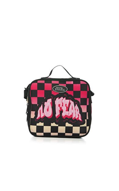 No Fear Beslenme Çantası Pembe Damalı