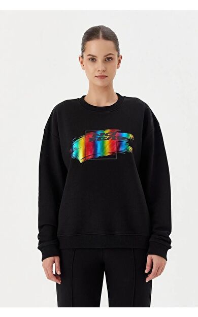 No Fear Kadın Sweatshirt Siyah 72498