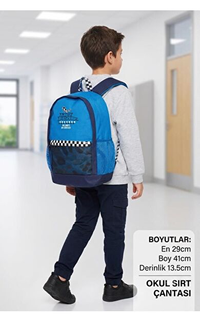 No Fear Orijinal Sırt Çantası Çift Bölmeli 03620