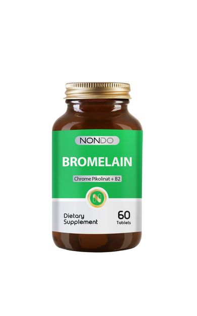Nondo Bromelain 750 mg Krom Pikolinat 60 Tablet