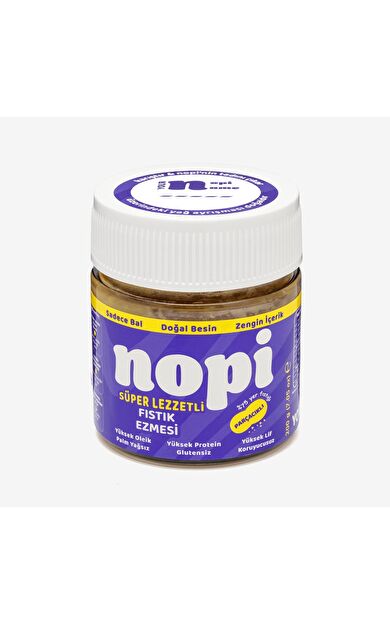 Nopi Parçacıklı Yer Fıstığı Ezmesi 200G