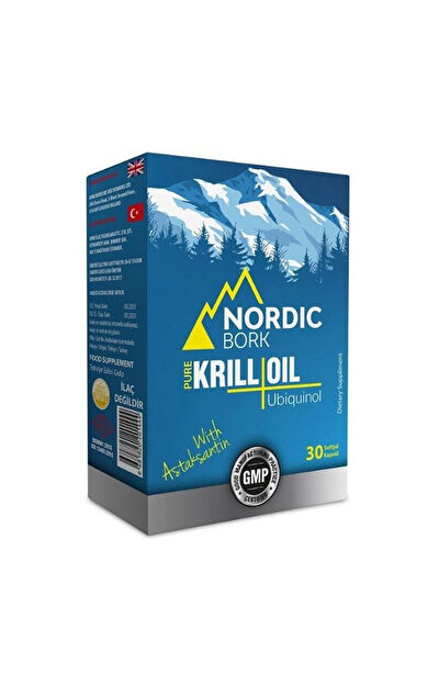 Nordic Bork Q10 Pure Krill Oil 30 Softjel Kapsül