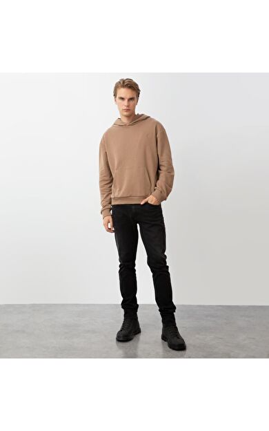 Nors Kvasir Kapüşonlu Sweatshirt Moka Kahve