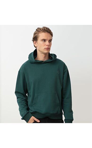 Nors Kvasir Kapüşonlu Sweatshirt Nefti Yeşil