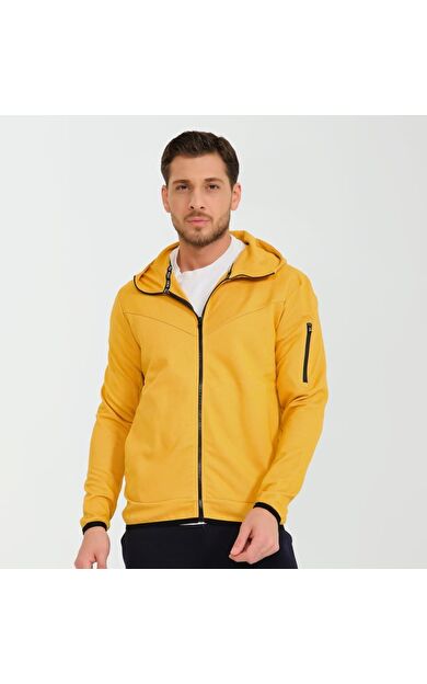 Nors Njord Kapüşonlu Sweatshirt Hardal