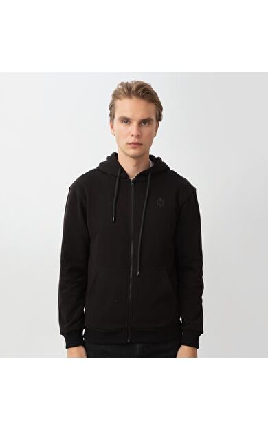 Nors Aesir Kapüşonlu Sweatshirt Siyah
