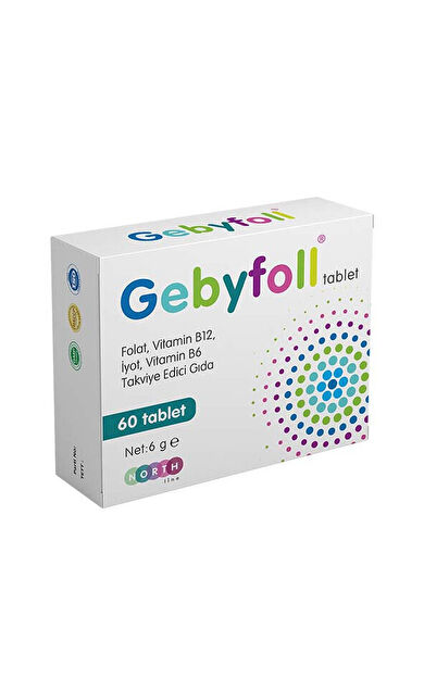 North Line Gebyfoll Takviye Edici Gıda 60 Tablet