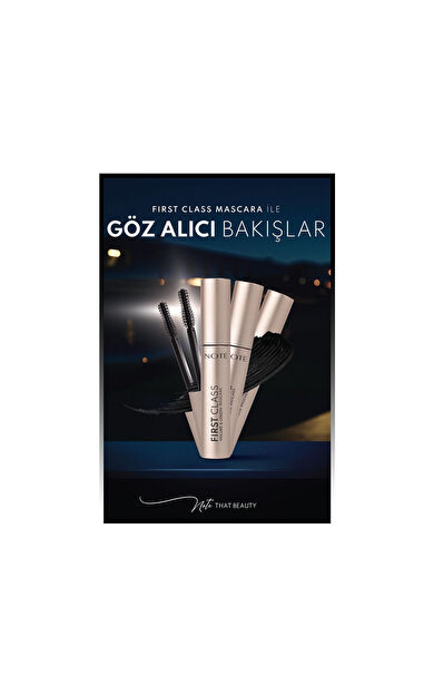 Note First Class Hacim ve Uzatma Etkili Maskara Siyah
